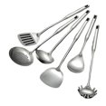 thumbnail image 2 of Espátula de acero inoxidable para cocinar en el hogar, cuchara para sopa y colador, juego de utensilios de cocina, 2 of 4