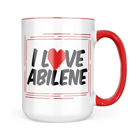 

Neonblond I Love Abilene Mug gift for Coffee Tea lovers