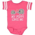 thumbnail image 3 of Inktastic My Poppi Grandpa Loves Me Boys or Girls Baby Bodysuit, 3 of 5