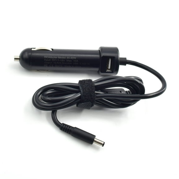 90W Car Power Adapter Travel Vehicle Charger for Dell Notebook Computer Connector Size: 4.5*3.0mm Car Charger for Computer