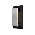 thumbnail image 1 of ET2 E41335-BKSA 14 in. Aluminux LED Applique Murale Extérieure&44; Aluminium Noir et Satiné, 1 of 1