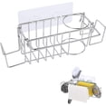 thumbnail image 1 of 5 1 soporte para esponja para fregadero de cocina, colgador de paños o cepillo para platos, soporte para colgar en el fregadero., 1 of 5