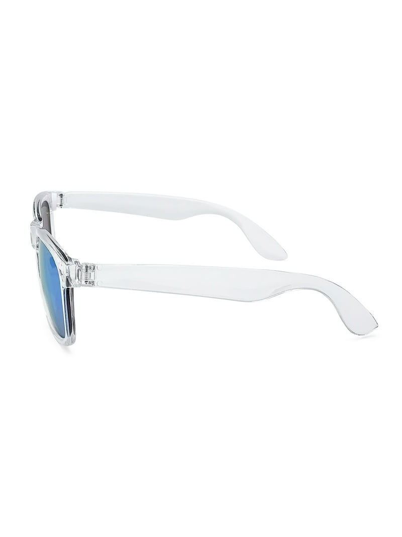 【visitfor】AnsDotsloevener Ray-Ban RB0840S Mega Wayfarer M (51 - 21) with Blue lenses