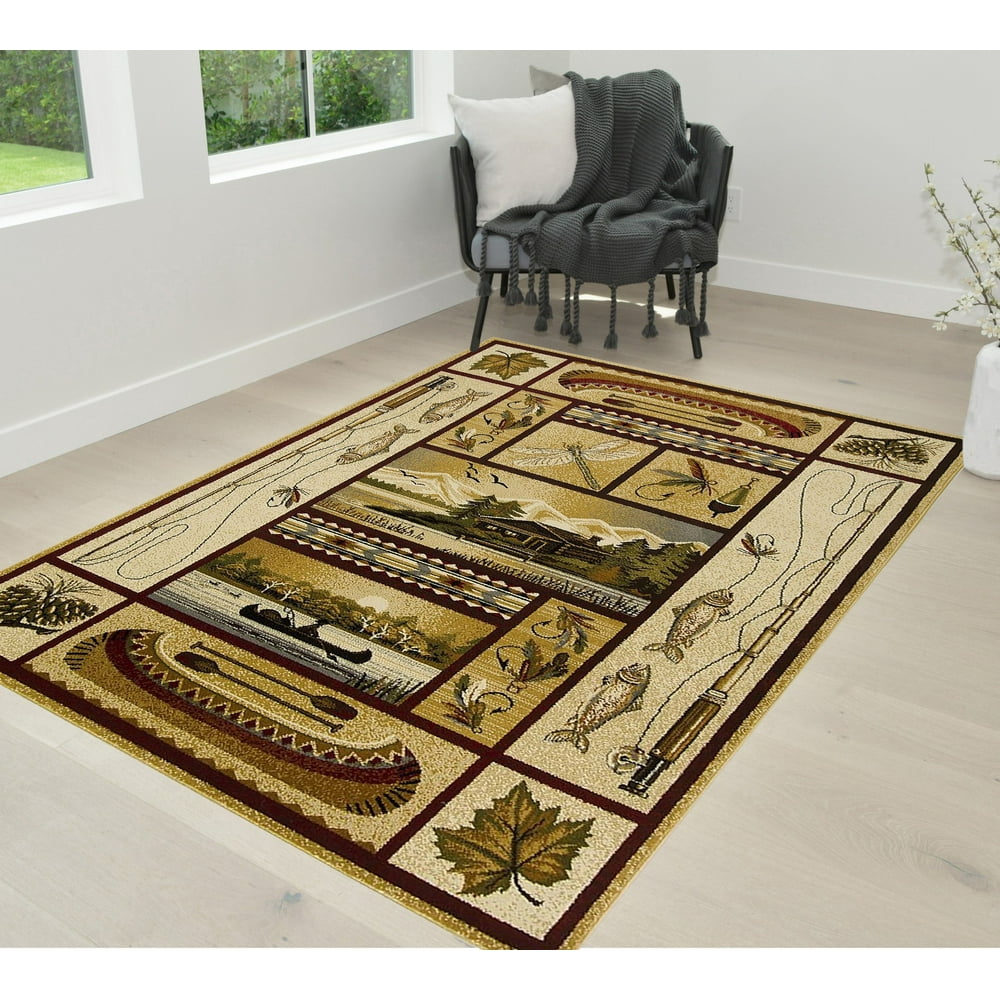 Handcraft Rugs Cabin Rug Cabin Area Rug Modern Geometric Design