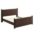 thumbnail image 5 of Platform Bed Frame, King, Brown, Velvet, Hotel Bedroom, Modern Contemporary, HB38150, 5 of 9