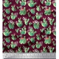 thumbnail image 1 of Soimoi Viscose Chiffon Fabric Floral & Cactus Tree Print Fabric by The Yard 42 Inch Wide, 1 of 1
