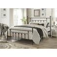 thumbnail image 2 of Home Design Melia Twin Platform Bed Frame, Brown, 2 of 5