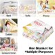 thumbnail image 3 of LHSHID Happy Birthday Blanket Gifts for Girls Women Floral Birthday Throw Blanket for Daughter Mom Bday Gift Ideas for Wife Grandma Happy Birthday Decorations Flannel Blanket for Female 50"x60", 3 of 9