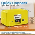 thumbnail image 4 of Pyle Bluetooth Indoor Outdoor Speaker 200 Watt Dual Waterproof 3.5” 2-Way Full Range Speaker Yellow, 4 of 7