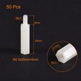 thumbnail image 2 of M2.5 x 20 mm + 6 mm Male to Female Nylon Hex Spacer Standoff 50 Pieces, 2 of 4