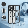 thumbnail image 5 of XSPLENDOR Premium Transparent Magnetic Case for iPhone 17/16/15/14/13/12/11 [Compatible with MagSafe] Ultra-Slim Shockproof Matte Protective Cover Stylish & Lightweight, 5 of 6