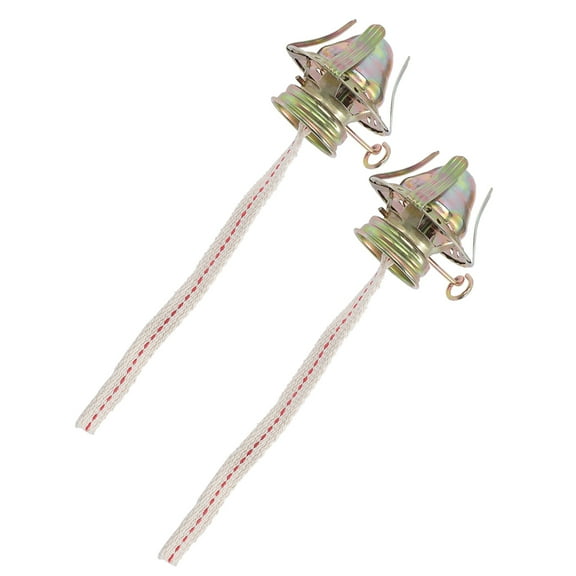 2 Pcs Kerosene Lamp Wick Burners for Lamps Metal Base for Oil Lamp Burner for Oil Lamps Lamp Parts