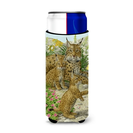 

Carolines Treasures ASA2134MUK Lynx and Cubs Ultra Beverage Insulators for slim cans Slim Can multicolor