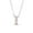 I, variant on hengsof Plated DIY Name Necklace 26 Initials Word Necklace Jewelry for Daughter Gift, Engraved Family Keepsake Accessory