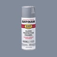 thumbnail image 3 of (6 pack) Smoke Gray, Rust-Oleum Stops Rust Protective Enamel Gloss Spray Paint-7786830, 12 oz, 3 of 12