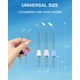 thumbnail image 4 of MySmile Juego de 10 Boquillas de Repuesto para Irrigador Bucal Compatibles con el Irrigador Bucal Waterpik, Incluye Puntas Clásicas, Puntas para Bolsas Periodontales y Puntas para Buscar Placa, 4 of 9