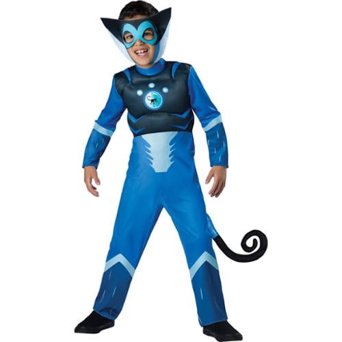 Wild Kratts Child Muscle Chest Costume Blue Martin Kratt Spider Monkey Size 4