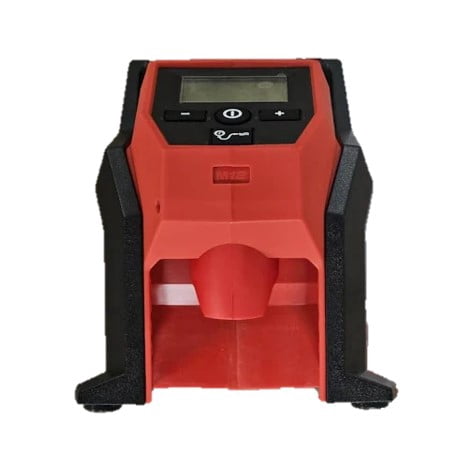 Milwaukee M12 Compact Inflator – Cordless Tire Inflator with TrueFill Auto Shut-Off, 120 PSI, LCD Display, Brass Chuck, Fast Inflation 2475-20 (Bare Tool)