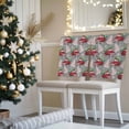thumbnail image 3 of Christmas Chair Covers Set of 8 Christmas Truck Xmas Pine Tree Snowflakes Grey Red Chair Back Covers Stretch Removable Washable Slipcovers Protector for Dining Room Kitchen Party Decor, 3 of 5