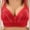 Red, variant on Tbopshirt Wireless Bras for Women Plus Size,Stretch Push-Up Womens Bras,Women's Oversized Bra,Thin Without Steel Ring,Breasted Lace,Traditional Embroidered Bra