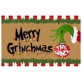 thumbnail image 2 of the Grinch Christmas Decor Christmas Door Mat Outdoor Welcome Mat For Front Door, Entryway Christmas Carpet, 23.7X 15.9 Inch Funny Door Mats , Anti-Slip Rug Decorations For Home, 2 of 3