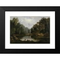 thumbnail image 2 of Robert S. Duncanson 24x18 Black Modern Framed Museum Art Print Titled - Blue Hole, Flood Waters, Little Miami River (1851), 2 of 5
