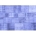 thumbnail image 1 of Ahgly Company Indoor Rectangle Patchwork Blue Transitional Area Rugs, 2' x 5', 1 of 4