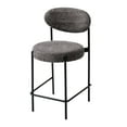thumbnail image 3 of Better Homes & Gardens Boucle Counter Stool, Gray, 3 of 6