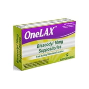 OneLax Bisacodyl 10 mg 12 suppository