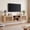 Natural, variant on 59" Floating TV Stand with Power Outlet for TVs up to 75 Inch, 2-Tier Wall Mounted Entertainment Center with Storage, Retro Floating TV Console Media Shelf for Living Room,Bedroom, Walnut