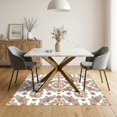 thumbnail image 3 of ODIKA 5'x7' Ultra-Soft Area Rug, Cute Kittens Wildflowers Blooming Flower Border Cartoon Boho Tossed Refined None Washable, Bare feet friendly, Silk-Touch for Bedroom Home office, 3 of 7