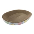 thumbnail image 1 of Tablero rascador para gatos, cama para dormir para gatos, reposapiés multifuncional, cama de salón de cartón, almohadilla para rascar gatos ovalada,, 1 of 8