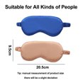 thumbnail image 2 of Double-sided imitation silk eye mask, elastic lunch break, sleep shading eye mask-style:style4;, 2 of 5