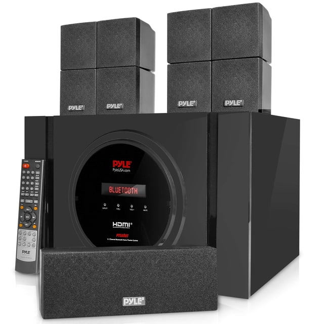 Sistema de altavoces amplificadores PyleUSA 5.1 canales 300W Bluetooth