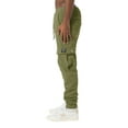 thumbnail image 3 of Men's WeSC Men's Fleece Slim Utility Cargo Joggers, Sizes S-2XL, 3 of 4