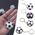 thumbnail image 3 of Football Keychain For World Cup Matches Football Imitation Leather Souvenir Keychain Soccer, 3 of 8