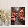 thumbnail image 2 of Qisvanset 12x16 Inch 2D Flat Framed Canvas Art, Doxology Vintage Flower Market Baptism Aesthetic Religious Wall Decor, 2 of 5