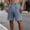 Light Blue, variant on KeShDi Plus Size Jeans Shorts Mens Shorts Gym Shorts Summer Denim Shorts Men's Summer Style Loose Straight Tube Black L