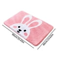 thumbnail image 3 of EGNMCR Bathroom Rugs, Rugs for Living Room, Area Rug, Bath Mat Easter Bunny Drawing Floor Mat For Bedroom Porch Hallway Dorm Easter Home Decoration Polyester fiber floor m at, 3 of 9