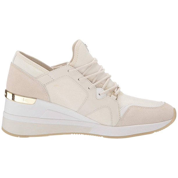 heuvel Bestuiver Werkgever Michael Kors MK Women's Liv Trainer Nylon Sneakers Shoes Cream (7) -  Walmart.com