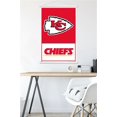 thumbnail image 5 of NFL Kansas City Chiefs - Logo 21 Wall Poster with Magnetic Frame, 22.375" x 34", 5 of 6