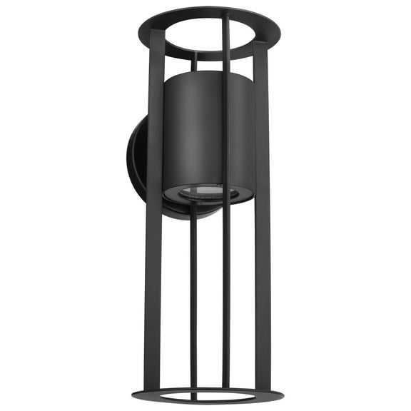 Nuvo Lighting Continuum 10W LED Small Wall Lantern Matte Black Finish