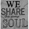thumbnail image 2 of The Same Soul Love Soulmates Romantic Womens Plus Size Graphic Tank Top Brisco Brands 3X, 2 of 5