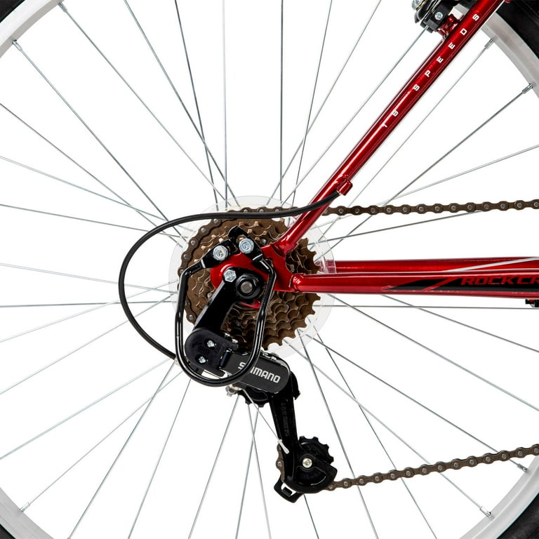Huffy 26 Rock Creek Men s 18 Speed Mountain Bike Red Walmart