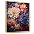 thumbnail image 2 of Designart "Enchanted Floral Visions Of Mums" Mums Floater Framed Canvas Prints, 2 of 5