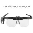 thumbnail image 4 of Lupa Portátil De 4,5X, Lupa Led Ajustable, Gafas Para Lectura De Libros Y Periódicos Yuarrent CE002189-00, 4 of 7