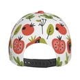thumbnail image 6 of Balery Baseball Cap Adjustable Size for Running Workouts and Outdoor Activities All Seasons Dad Hat(Tomatoes), 6 of 9