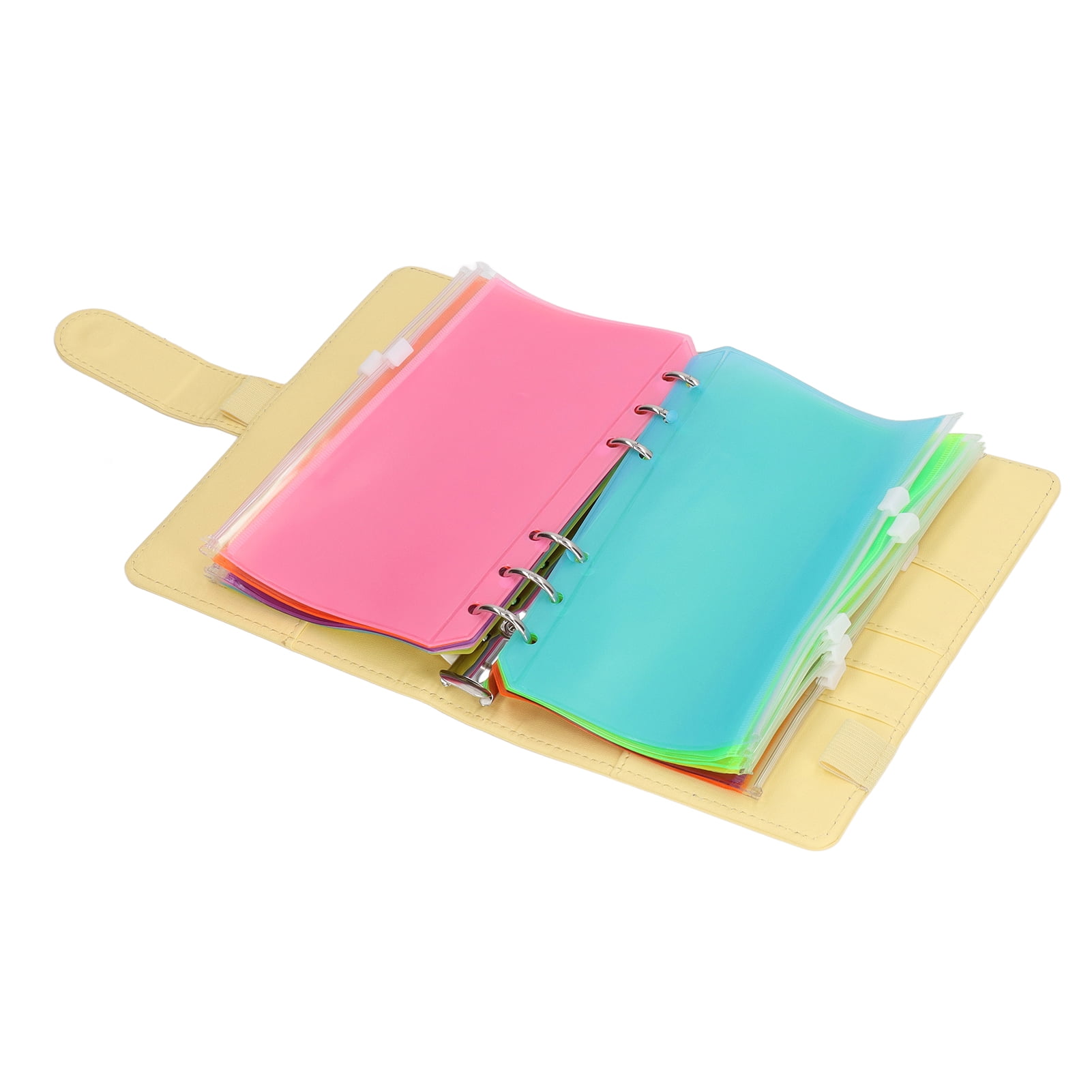 Cash Binder, Budget Binder Portable Size Binders Design For School For Office For Travel Green