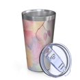 thumbnail image 2 of 16oz Tumblers Colorful Floral Pattern Stainless Steel Vacuum Insulated Double Wall Travel Tumbler Cups Mug with Lid and Straw,Cleaning Brush for Coffee,Tea, 2 of 4