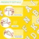 thumbnail image 5 of Parches autoadhesivos con letras de chenilla WILLBOND de la A a la Z, 52 unidades, 5 of 7